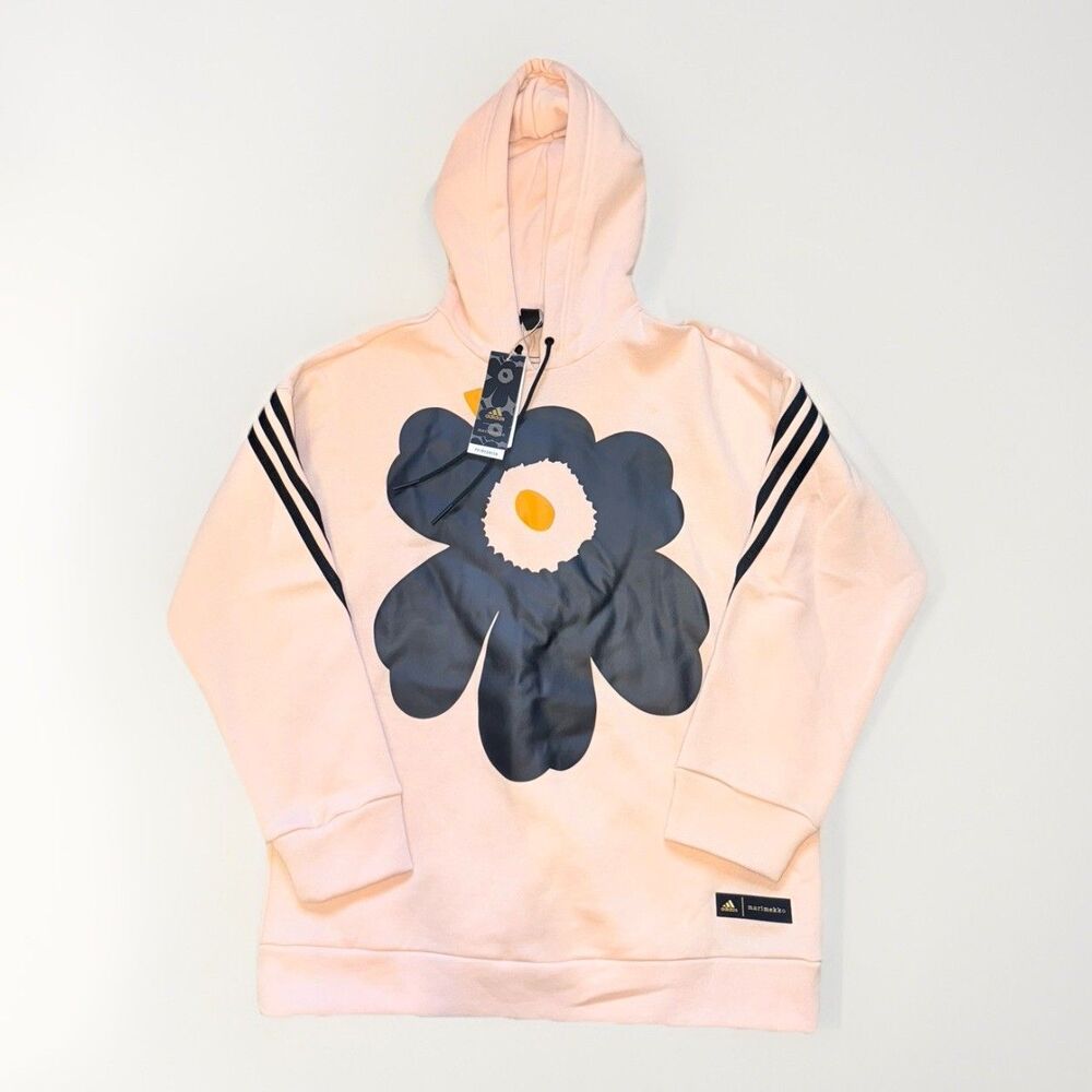 Adidas x Marimekko Fleece Hoodie S NWT Limited Collab Graphic Cozy Streetwear